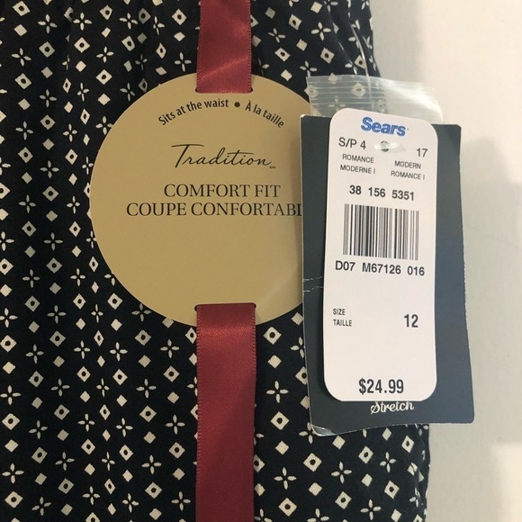 SIZE 12 TRADITION comfort fit elastic waist pants - Picture 6 of 6